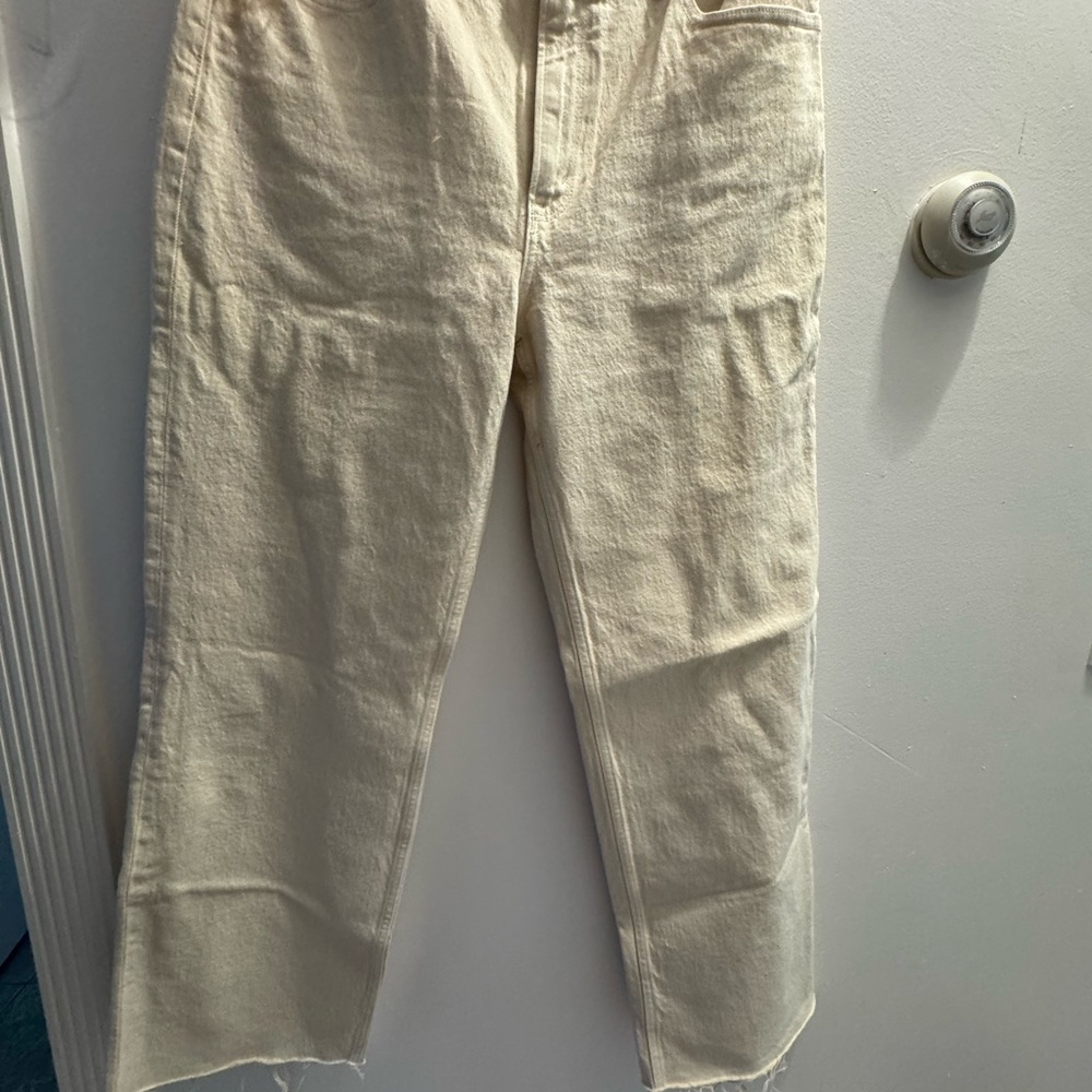 Nearly-New Cream Abercrombie 90s Relaxed High Rise 31 / 12 - Picture 6 of 8